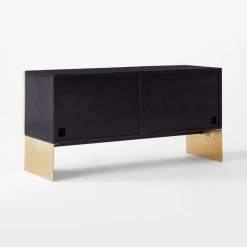 Tiled Horn And Acacia Wood Credenza -Cb2 Pop Shop HornMediaCredenza3QBSSF21