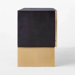 Tiled Horn And Acacia Wood Credenza -Cb2 Pop Shop HornMediaCredenzaSDSSF21