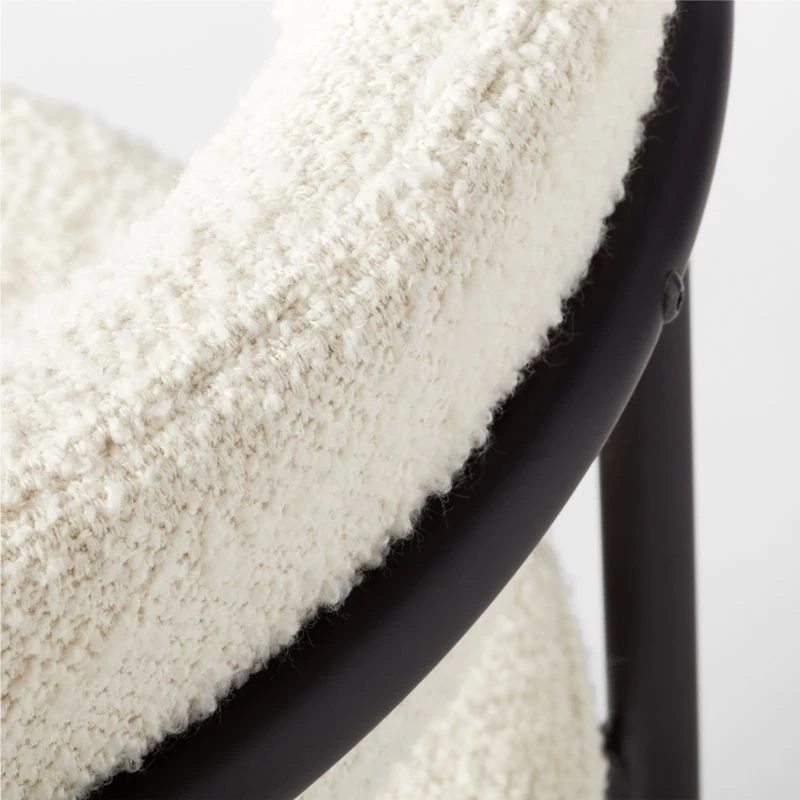 Inesse Boucle Ivory Dining Chair 14 Inesse Boucle Ivory Dining Chair - Image 12