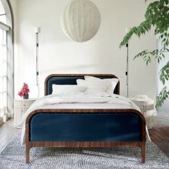 Cameo Curved Whitewashed Wood Nightstand With Drawer 14 Cameo Curved Whitewashed Wood Nightstand With Drawer -Cb2 Pop Shop IrvingQueenNailheadBedJN21 1x1