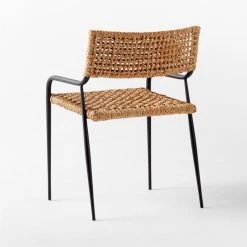 Isola Woven Dining Chair -Cb2 Pop Shop IsolaNatFiberChair3QBSSS23