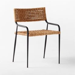 Isola Woven Dining Chair -Cb2 Pop Shop IsolaNatFiberChair3QSSS23