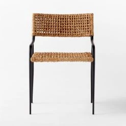 Isola Woven Dining Chair -Cb2 Pop Shop IsolaNatFiberChairSOSSS23