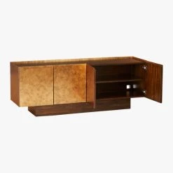 Kinzie Bronze Wood Credenza -Cb2 Pop Shop KinzieCredenzaAVF18