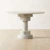 Kota Round Marble Dining Table 1 Kota Round Marble Dining Table -Cb2 Pop Shop KotaMarbleTableSHS23