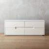 Latitude 4-Drawer High-Gloss White Lacquered Dresser 1 Latitude 4-Drawer High-Gloss White Lacquered Dresser -Cb2 Pop Shop LatitudeLowDresserWhiteSHF16 1x1