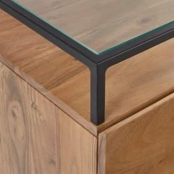 Lawson 2-Drawer Wood Nightstand With Glass Top 15 Lawson 2-Drawer Wood Nightstand With Glass Top -Cb2 Pop Shop LawsonNightstandAVF19