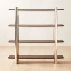 Legna Burl Wood Bookshelf -Cb2 Pop Shop Legna60inBurlWoodBookcaseSHF22