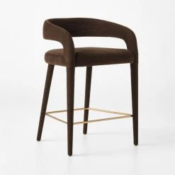 Lisette Brown Counter Stool Set Of 2 -Cb2 Pop Shop LisetteBrnCounterStl3QSSF22 1