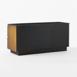 Logan 4-Drawer Black Marble-Top Dresser -Cb2 Pop Shop LoganBsNBkMrblLowDresser3QBSSS23