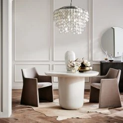 Lola Round Concrete Dining Table -Cb2 Pop Shop LolaRoundConcreteDiningFB21 1x1