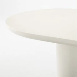 Lola White Oval Cement Dining Table -Cb2 Pop Shop LolaWhtOvalDiningTableAVSSS23
