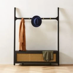 Mahogany Black Hall Tree -Cb2 Pop Shop MahoganyBlkHallTreeAVSHF22