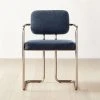 Marc Dark Blue Dining Chair -Cb2 Pop Shop MarcDarkBlueDiningChairSHF22