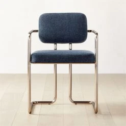 Marc Dark Blue Dining Chair