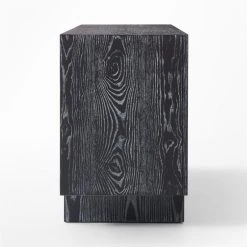 Marchino Cerused Black Wood Media Console -Cb2 Pop Shop MarchinoBlkCrsdMdCrdnzSDSSF22