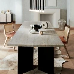 Mariana White Wash Teak Dining Table -Cb2 Pop Shop MarianaWhiteWashTeakDiningJL20 1x1