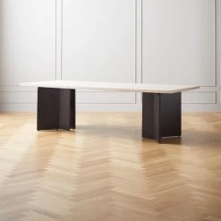 Mariana White Wash Teak Dining Table -Cb2 Pop Shop MarianaWtWshTeakDnngTblAVSHF20 1x1