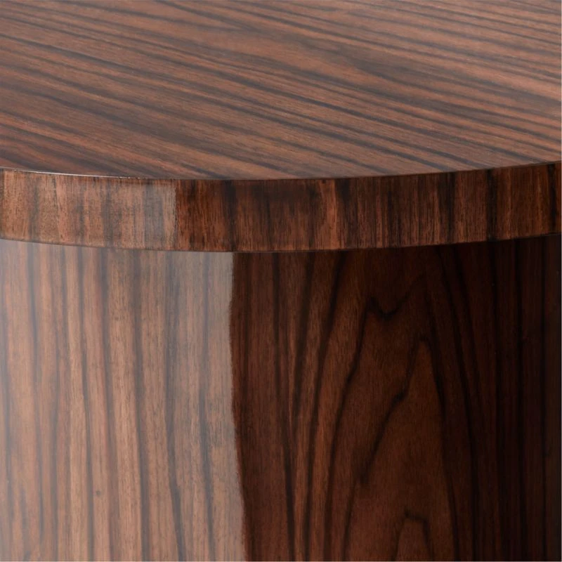 Marisa High-Gloss Walnut Wood Desk 70'' 7 Marisa High-Gloss Walnut Wood Desk 70'' - Image 5
