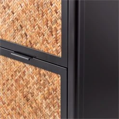 Miri Black Cane Chifferobe 19 Miri Black Cane Chifferobe -Cb2 Pop Shop MiriChiffrobeAVSSF21