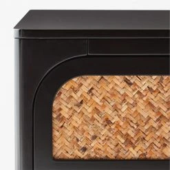 Miri 4-Drawer Black Cane Dresser -Cb2 Pop Shop MiriLowDresserAVSSF21