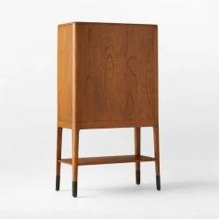 Montara Rattan Bar Cabinet Tall -Cb2 Pop Shop MontaraRattanTallBar3QBSSS23