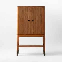 Montara Rattan Bar Cabinet Tall -Cb2 Pop Shop MontaraRattanTallBarSOSSS23