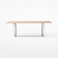 Montclare Oak Wood And Metal Dining Table -Cb2 Pop Shop MontclareOkNMtlDnngTblSOSSS22