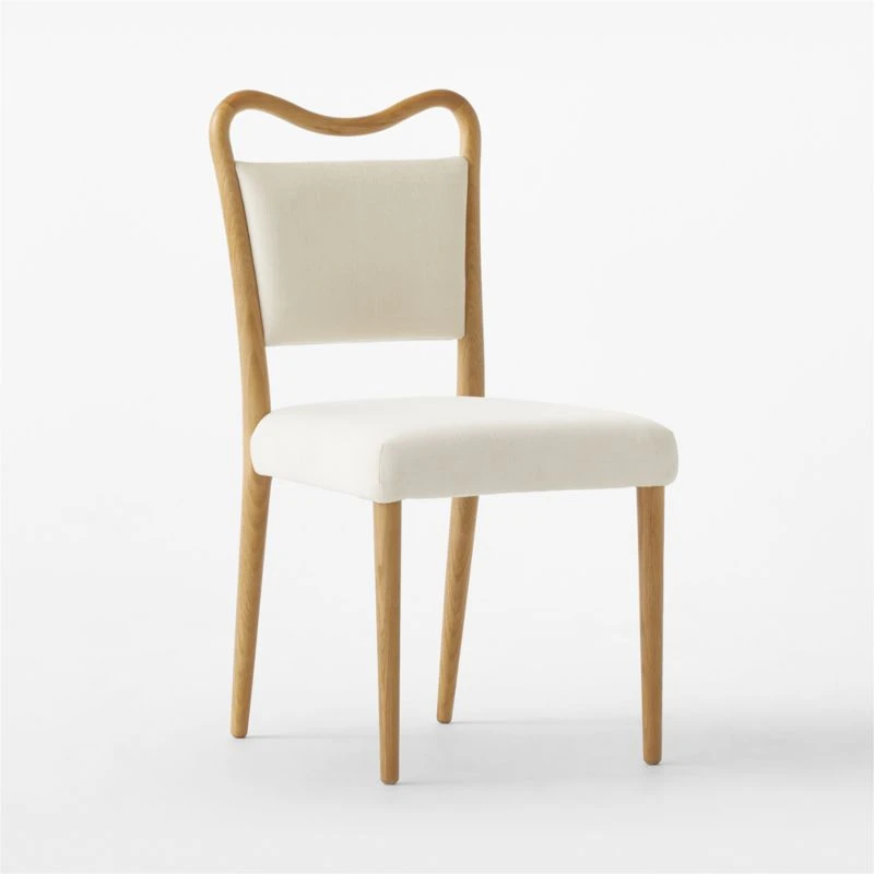 Monte Ivory Upholstered Dining Chair 6 Monte Ivory Upholstered Dining Chair - Image 4