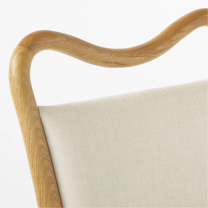 Monte Ivory Upholstered Dining Chair 9 Monte Ivory Upholstered Dining Chair - Image 7