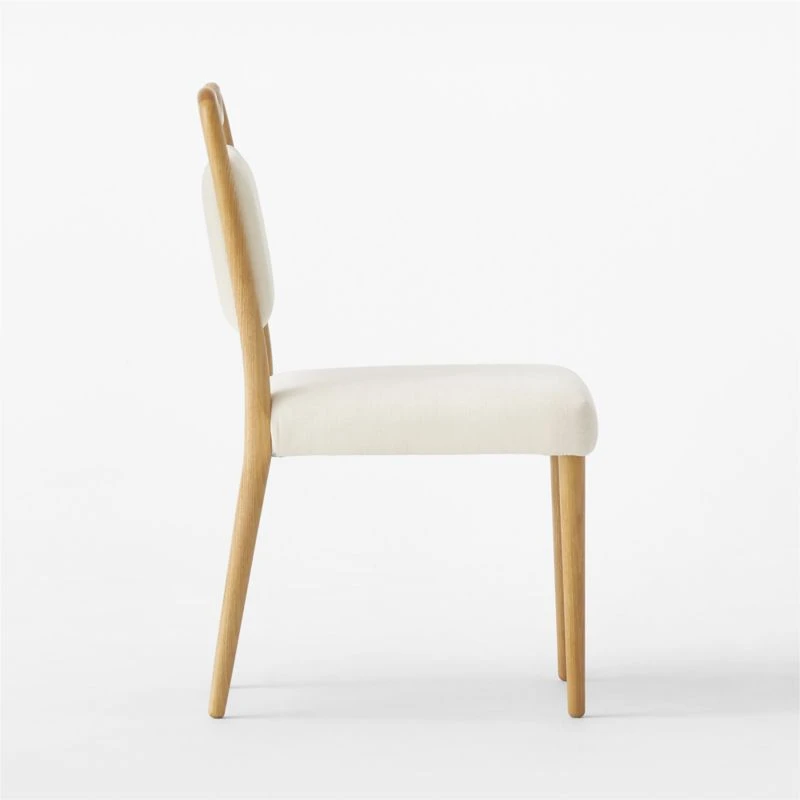 Monte Ivory Upholstered Dining Chair 7 Monte Ivory Upholstered Dining Chair - Image 5