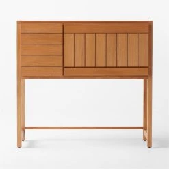 Monte Nido Oak Wood Secretary Desk -Cb2 Pop Shop MonteNidoDeskSOSSS22