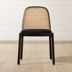 Nadia Black Cane Chair Set Of 4