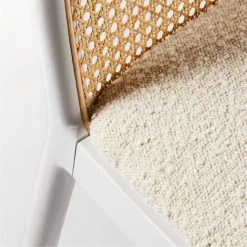 Nadia White Cane Chair Set Of 4 -Cb2 Pop Shop NadiaWhiteCaneChairAVF20