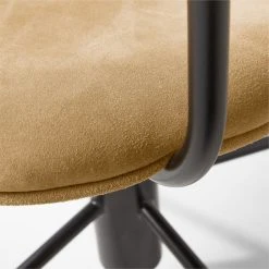 Nyle Suede Office Chair -Cb2 Pop Shop NyleOfficeChairAVSSS22