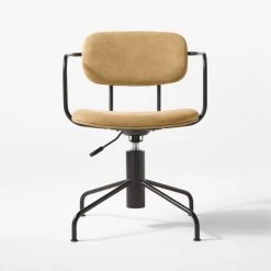 Nyle Suede Office Chair -Cb2 Pop Shop NyleOfficeChairSOSSS22