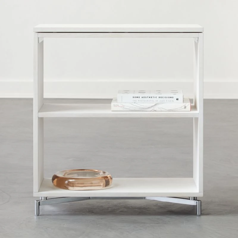 Oracle Modular White Wood Bookcase 4 Oracle Modular White Wood Bookcase - Image 2