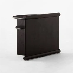 Osoppo Black Ebonized Ash Wood Nightstand -Cb2 Pop Shop OsoppoBlackNightstand3QBSSF22