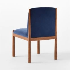Paglia Blue Velvet Dining Chair -Cb2 Pop Shop PagliaBlueVlvtDiningChr3QBSSS23