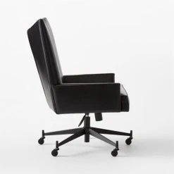 Bowtie Black Leather Office Chair Model 3002 13 Bowtie Black Leather Office Chair Model 3002 -Cb2 Pop Shop PaulMcCobbBwtBkLtOffcChrSDSSS23