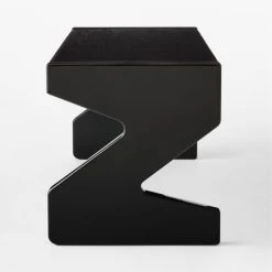 Perno 2-Drawer High-Gloss Black Oak Wood Desk -Cb2 Pop Shop PernoDeskSDSSS23