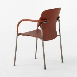 Pesaro Russett Leather Dining Armchair 12 Pesaro Russett Leather Dining Armchair -Cb2 Pop Shop PesaroRussettChair3QBSSF22