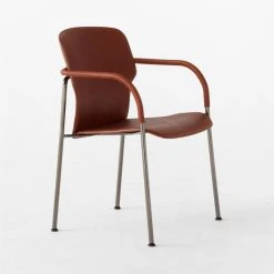 Pesaro Russett Leather Dining Armchair 10 Pesaro Russett Leather Dining Armchair -Cb2 Pop Shop PesaroRussettChair3QSSF22