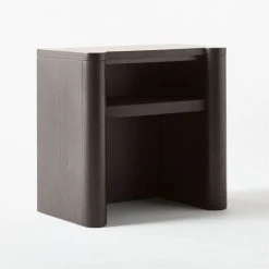 Port Blackened Wood Nightstand -Cb2 Pop Shop PortBlckndWdNightstand3QSSS21