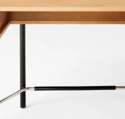 Portofino Cerused White Oak Wood Desk -Cb2 Pop Shop PortofinoCerusedOakDeskAV2SSF22