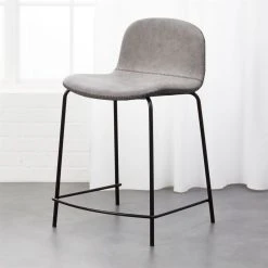 Primitivo Grey Counter Stool