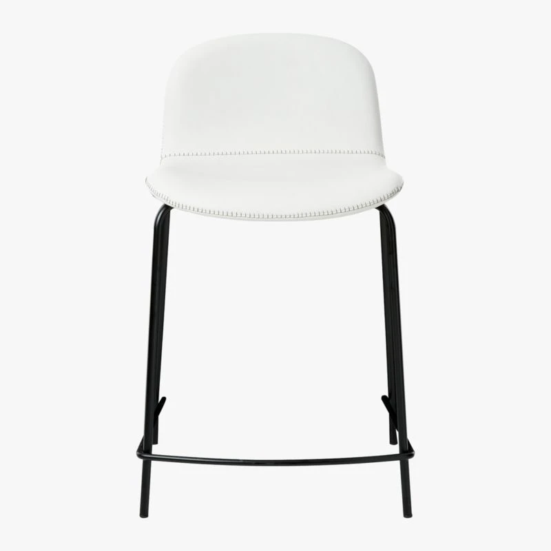 Primitivo White Counter Stool Set Of 2 4 Primitivo White Counter Stool Set Of 2 - Image 2