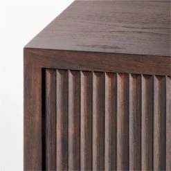 Prism Dark Wood Credenza 17 Prism Dark Wood Credenza -Cb2 Pop Shop PrismWoodCredenzaAVSSF21