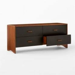 Ralston Low 4-Drawer Wood Dresser -Cb2 Pop Shop RalstonWltNLthLowDrssr3QAVSSS23