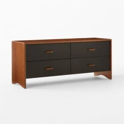 Ralston Low 4-Drawer Wood Dresser -Cb2 Pop Shop RalstonWltNLthLowDrssr3QSSS23